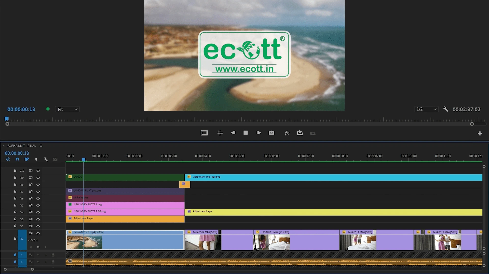Behind the Scenes - Alpha Knit Editing